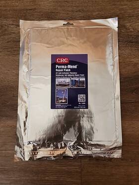 14094 Crc 14096 Perma-mend Fiberglass Adhesive Uv Curable Repair Patch 9 X 12 New