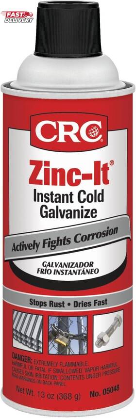 05048 Crc 445043068069 Zinc-it Instant Cold Galvanize - 13 Wt Oz Gray