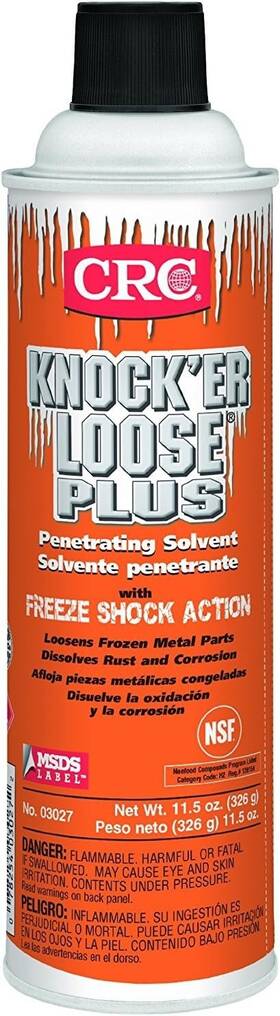 03027 Crc. 604945299484 Knockfter Loose Plus Penetrating Solvent Net Weight 11.5 Oz.