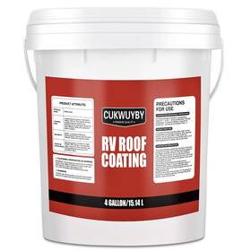 Cukwuyby 737655669534 Rv Roof Coating Easy To Apply Solar Reflective Quick Drying Sealant