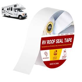 Cunqn 658361876217 Rv Roof Tape 2 Inch X 16.4 Feet Sealant Tapes White Repair T