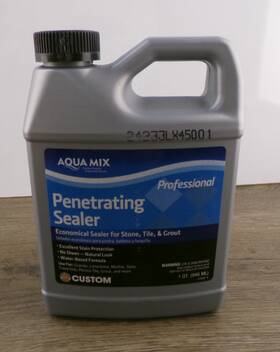020372 Custom Building Products Aqua Mix 1 Quart Penetrating Sealer Excellent Stain Protection Box Of 4 S6