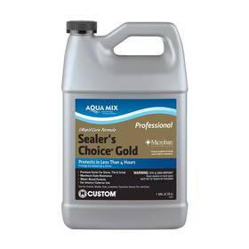 Custom Building Products 445029170120 Aqua Mix Sealers Choice Gold 4 Quart Penetrating Sealer For Tile Concrete Porce
