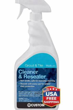 Tlosraqt-3 Custom Building Products Tilelab Topical Cleaner And Re-sealer 1 Quart Free Shipping