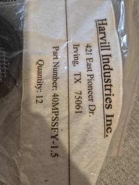 40mpssfy-2 Custom Precision Products Dso Fluid / Harvill 40mpssfy- 1.5 New Lot 08