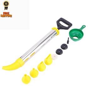 Dafeike 608912825812 Mortar Gun Grout Cement Caulk Stainless Steel Lime Caulking