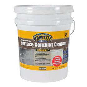 04852 Damtite 50 Lb Fiberwall Surface Bonding Cement W Fiberglass Strands - Matte Gray