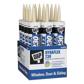 Dap 070798112896 Dynaflex 230 Almond Premium Latex Window Door Siding 10.1 Oz. 12 Pack