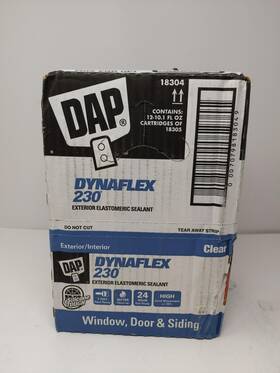 18305 Dap 070798183070 12 Pack Dynaflex 230 Premium Indoor/outdoor Sealant - Clear 10.1-oz