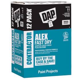 Dap 070798184268 Alex Fast Dry White Siliconized Acrylic Latex Windows/doors/seal/paint Caulk
