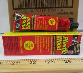 Dap 070798215009 12 Ct 1.87 Oz Tubes Plastic Wood Filler Professional Natural