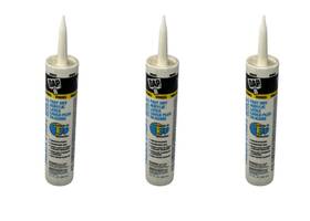 115060 Dap Lot Of 3 Alex Fast Dry Acrylic Latex Caulk And Silicone 10.1oz White