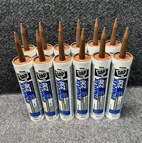 18302 Dap Dynaflex 230 Brown Trim And Window Sealant 10.1 Oz. Pack Of 12