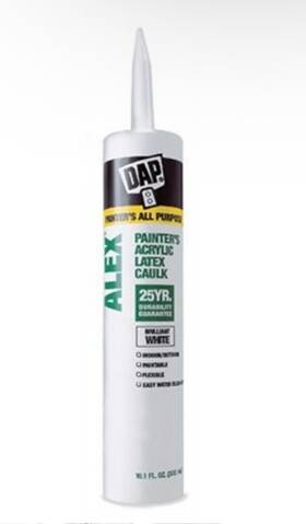 18609 Dap Alex Painters 10.1 Oz. White All-purpose Acrylic Latex Caulk 10 Count