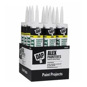 Dap 313035364390 12-pack Alex Painters 10.1 Oz. All-purpose Acrylic Latex Caulk Painting Bulk