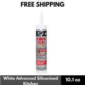 Dap 313097099094 Kwik Seal Ultra 10.1 Oz. White Advanced Siliconized Kitchen And Bath Caulk
