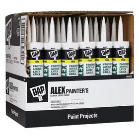 Dap 313102664668 Alex Painters 10.1 Oz. White All-purpose Acrylic Latex Caulk 30-pack