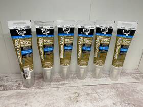 Dap 313115152183 Silicone Max 2.8 Oz. Clear Premium Kitchen And Bath Sealant 6-pack