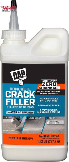 7079860500 Dap 445022139131 Concrete Crack Filler Gray 1.62 Lb