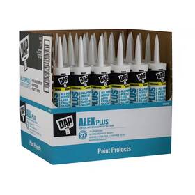 Dap 445030884863 Alex Plus 10.1 Oz. White Acrylic Latex Caulk Silicone 30-pack