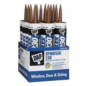 Dap 445036169193 Dynaflex 230 10.1 Oz. Cedar Tan Premium Exterior/interior Window Door And Trim