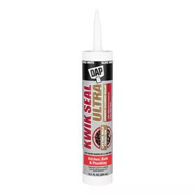 Dap 445040169134 Kwik Seal Ultra 10.1 Oz. White Advanced Siliconized Kitchen And Bath Caulk