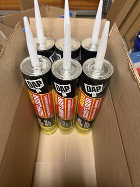 51551 Dap 6 Pack 4000 Subfloor Construction Adhesive 28 Fl Oz Mpn Exp 08/2023