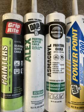 52006 Dap Alex Plus Silicone Caulk Acrylic Latex White 10.1 Fl Oz 3 Pack