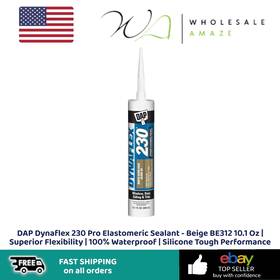 7079807103 Dap Dynaflex 230 Pro Elastomeric Sealant Beige Be312 10.1 Oz Superior Flexible