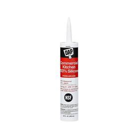 7079808656 Dap Commercial Kitchen Silicone Sealant 9.8 Fl. Oz. White