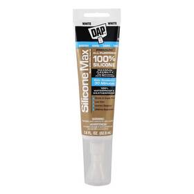 7079808796 Dap Silicone Max White All Purpose Sealant 2.8 Oz