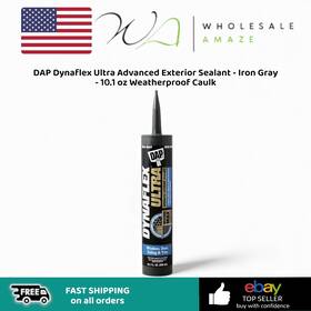7079818215 Dap Dynaflex Ultra Advanced Exterior Sealant - Iron Gray 10.1 Oz Weatherproof