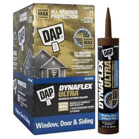7079818217 Dap Sealant Brown Advanced Exterior Window Door And Siding 10.1 Oz 12-pack