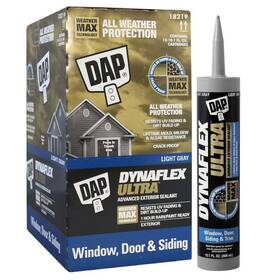 7079818219 Dap Advanced Exterior Sealant 10.1 Oz Moisture-resistant Flexible Gray 12-pack
