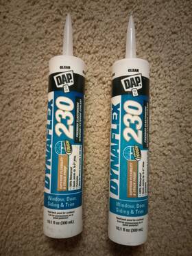 7079818305 Dap 2 Tubes Dynaflex 230 Premium Elastomeric Sealant Clear 10.1 Fl Oz