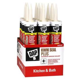 7079818519 Dap Premium Kitchen/bath Siliconized Caulk Sealant 10.1 Oz. Bisque 12-pack