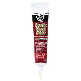 7079818539 Dap Kwik Seal Plus 5.5 Oz. Bisque Premium Kitchen And Bath Siliconized Caulk