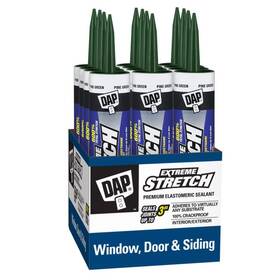 7079818709 Dap Extreme Stretch 10.1 Oz. Pine Green Premium Crackproof Elastomeric Sealant