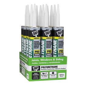 7079818810 Dap Caulk 10.1 Oz Commercial Grade Sealant White Premium Polyurethane 12-pack