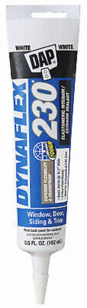 7079818886 Dap Dynaflex 230 Sealant White Indoor And Outdoor 5.5-oz