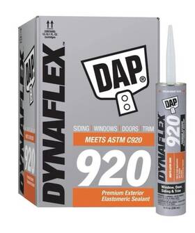 Wt098 Dap 711181662177 12 Dynaflex 920 10.1 Oz. White Window And Siding Exterior Sealant Case