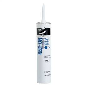 Dap 726084137677 Rely-on 10.1 Oz. White Vinyl Latex Caulk 12-pack
