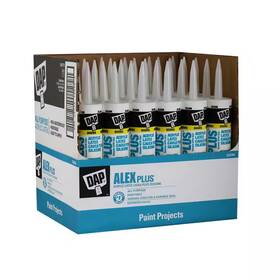 Dap 744110987775 Alex Plus 10.1 Oz. Clear Acrylic Latex Caulk Silicone 30-pack