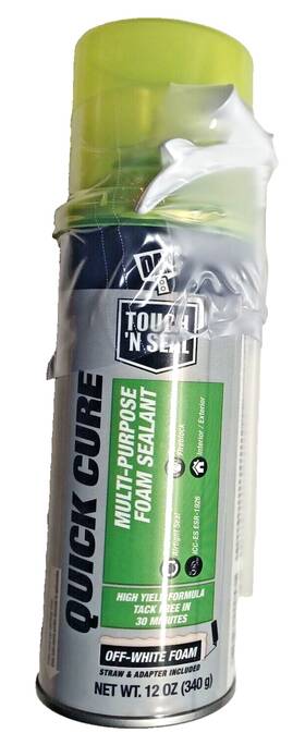 7565000057 Dap Touch N Seal Quick Cure Multipurpose Foam Sealant. 12 Oz Free Ship