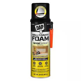 7565000370 Dap Wall And Cavity Foam With Wide Spray Applicator Aerosol 20 Oz Can