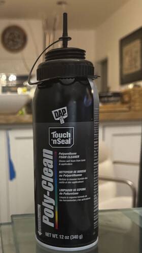 7565012002 Dap G0600.8700 Touch Ftn Seal Poly-clean Non-voc Polyurethane Foam Cleaner 12 Oz