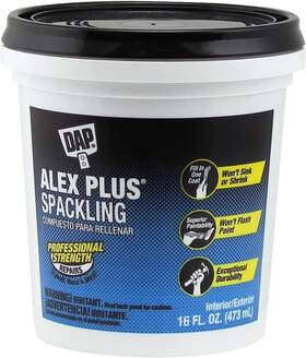 18749 Dap Inc Alex Plus Interior/exterior Wall Repair Spackling 16 Fl Oz Tub -