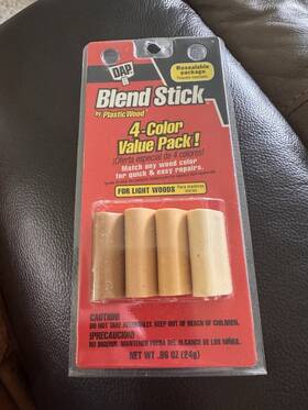 45537 Dap Incorporated Blend Sticks 4-color Value Pack 0.86 Oz. By Plasticwood For Light Woods