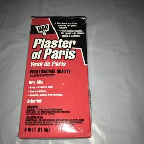 Dap Products 070798103184 Inch Plaster Of Paris Dry Mix - Box White 10318