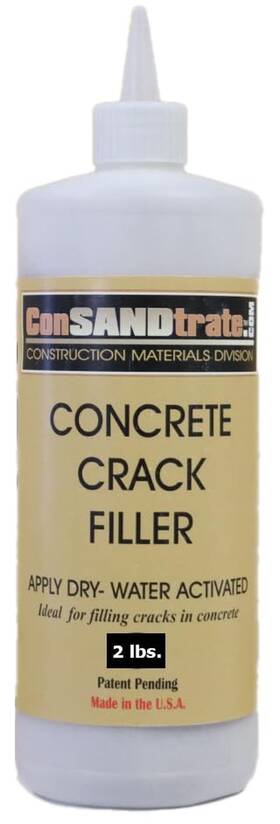Daverco 445029382356 Concrete Crack Filler - White 2 Lb Single Bottle For Filling In Cra